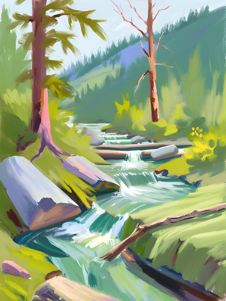 Stream In The Woods 3