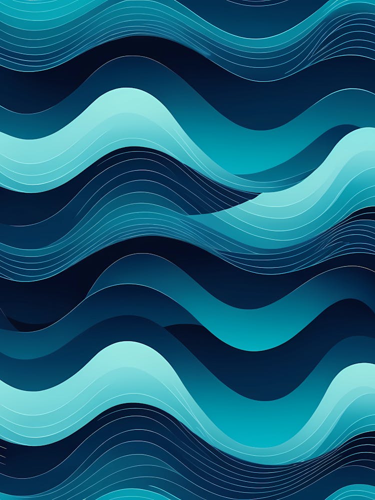 Motif de Vagues Abstraites 2