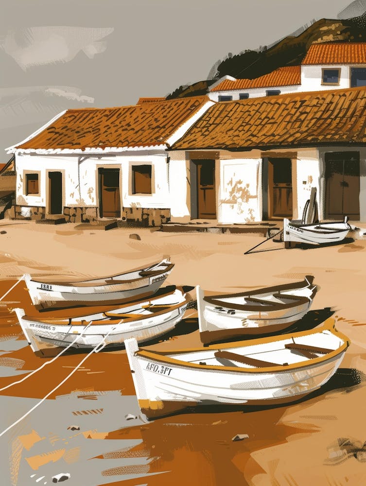 Boats On The Beach 1