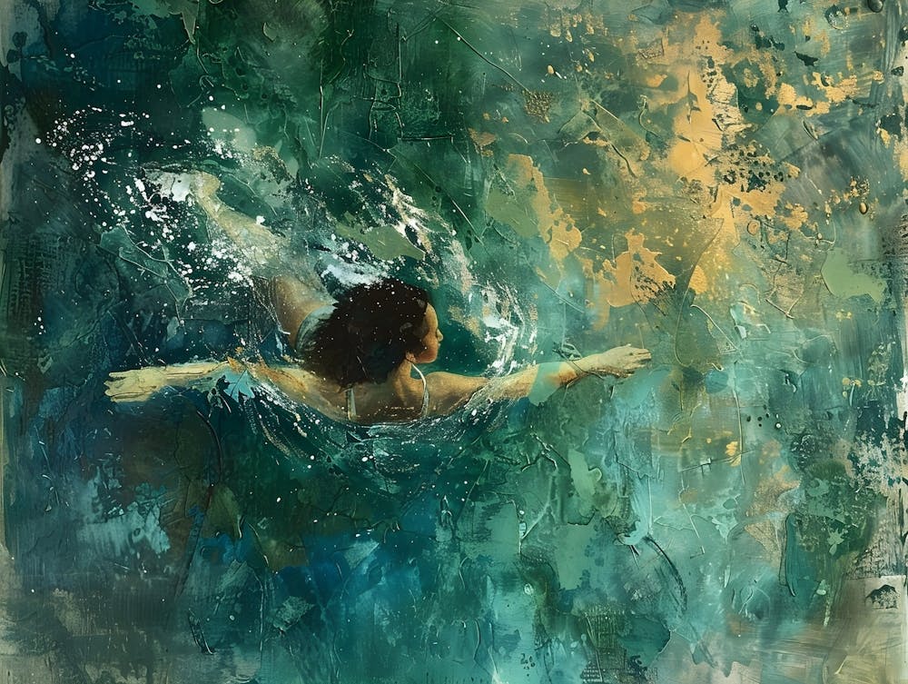 Swimming Woman 3