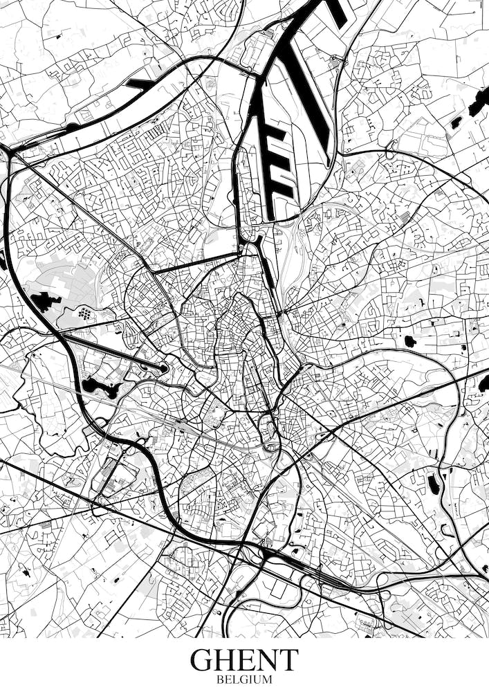 Ghent White Black