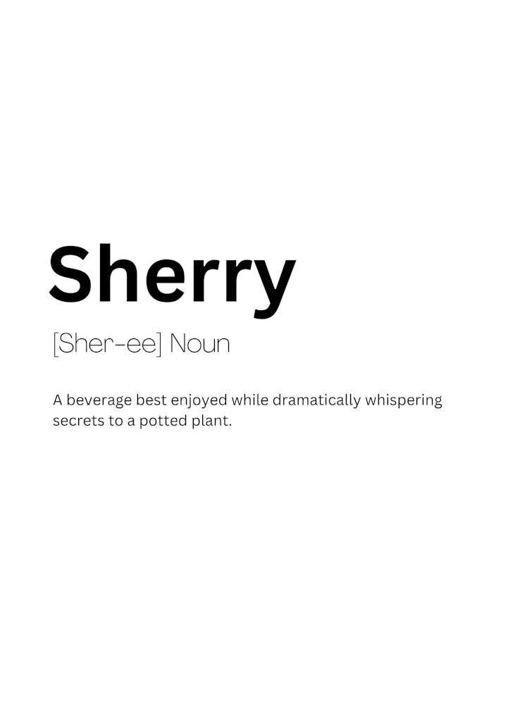 Sherry Definition Meaning