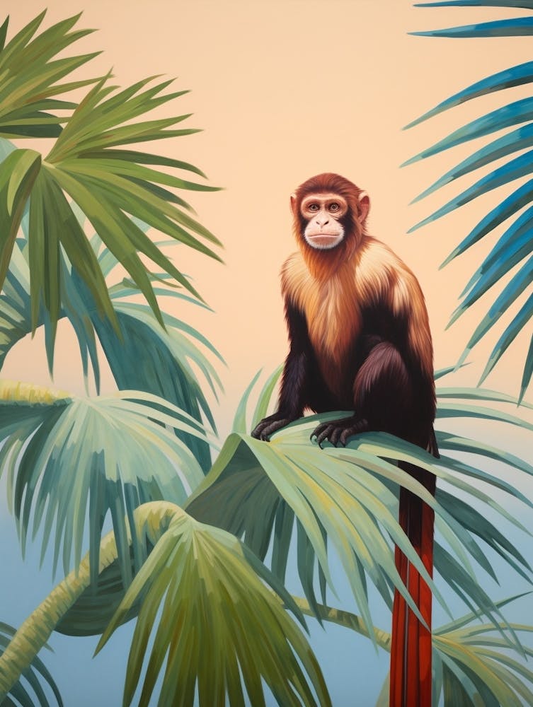 Capuchin Monkey 2 Tropical Animal Portrait