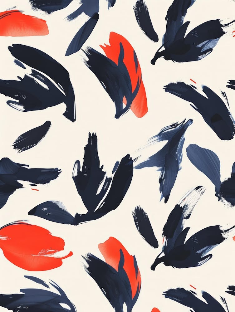 Abstract Brushstrokes 13