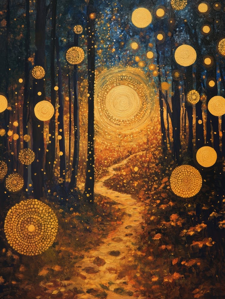 Fireflies In The Forest