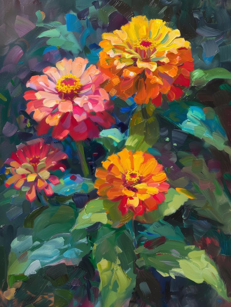 Zinnias 10