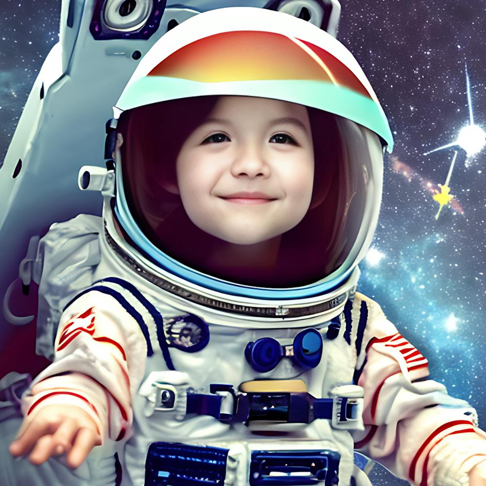 Little Girl In Space 1