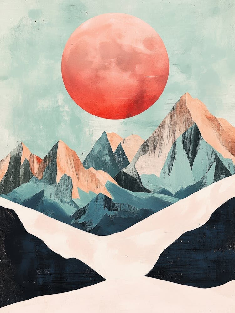 Red Moon In The Mountains