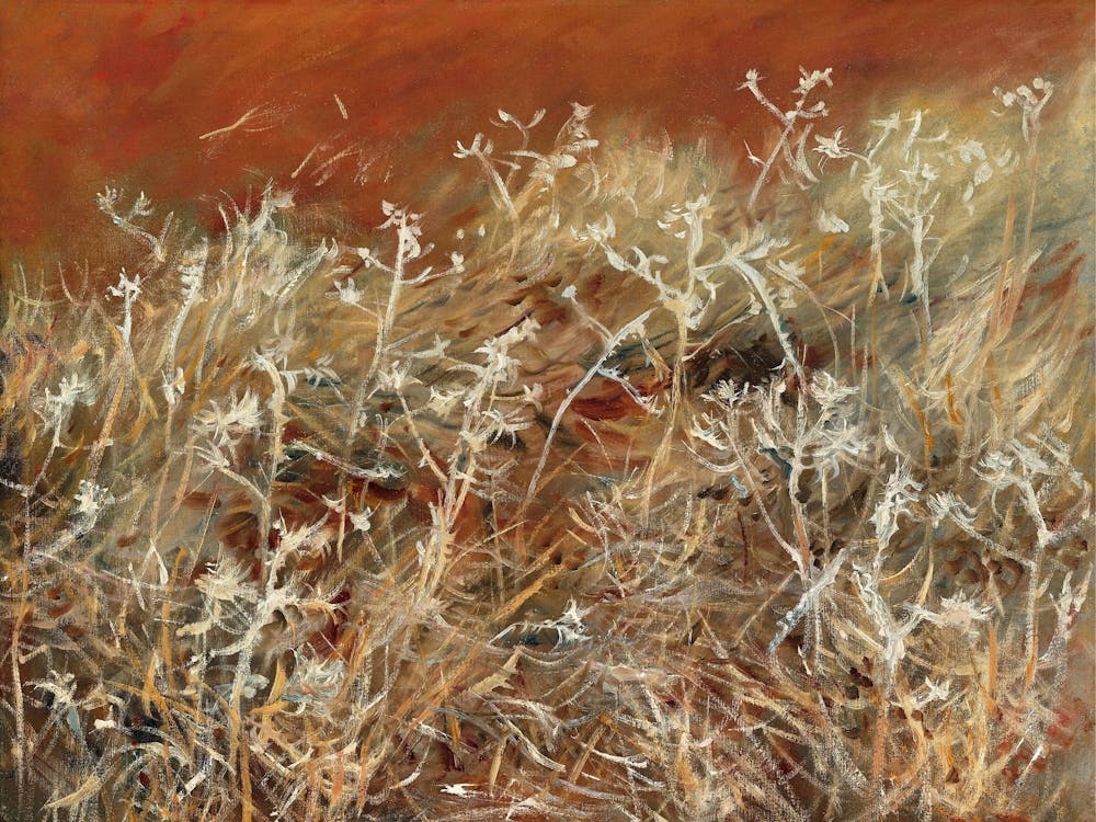 Peinture Vintage Herbe Sèche