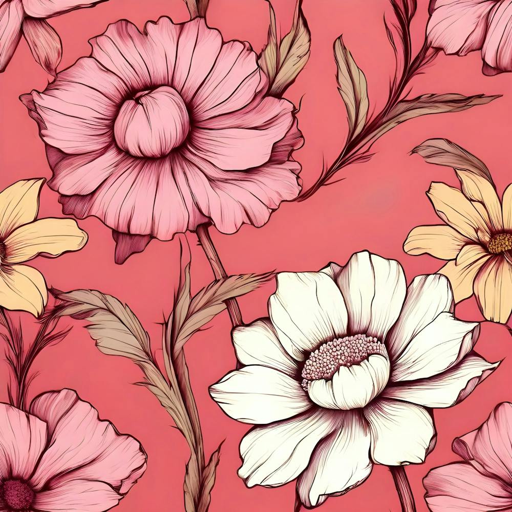 Rosa Blumen 5