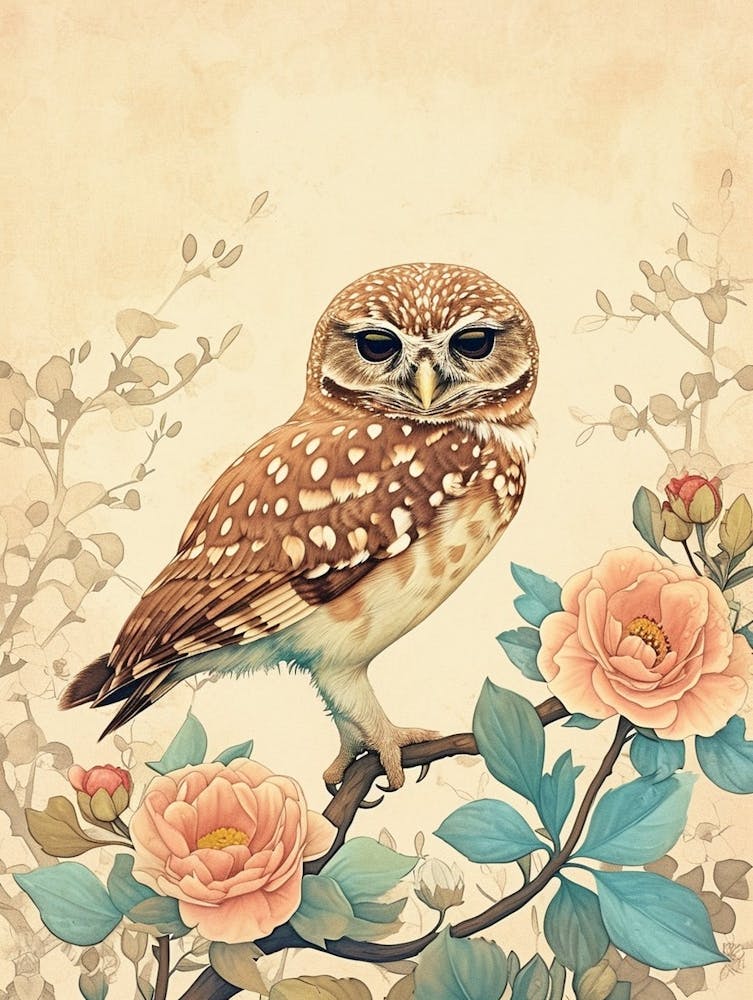 Burrowing Owl Painting 5