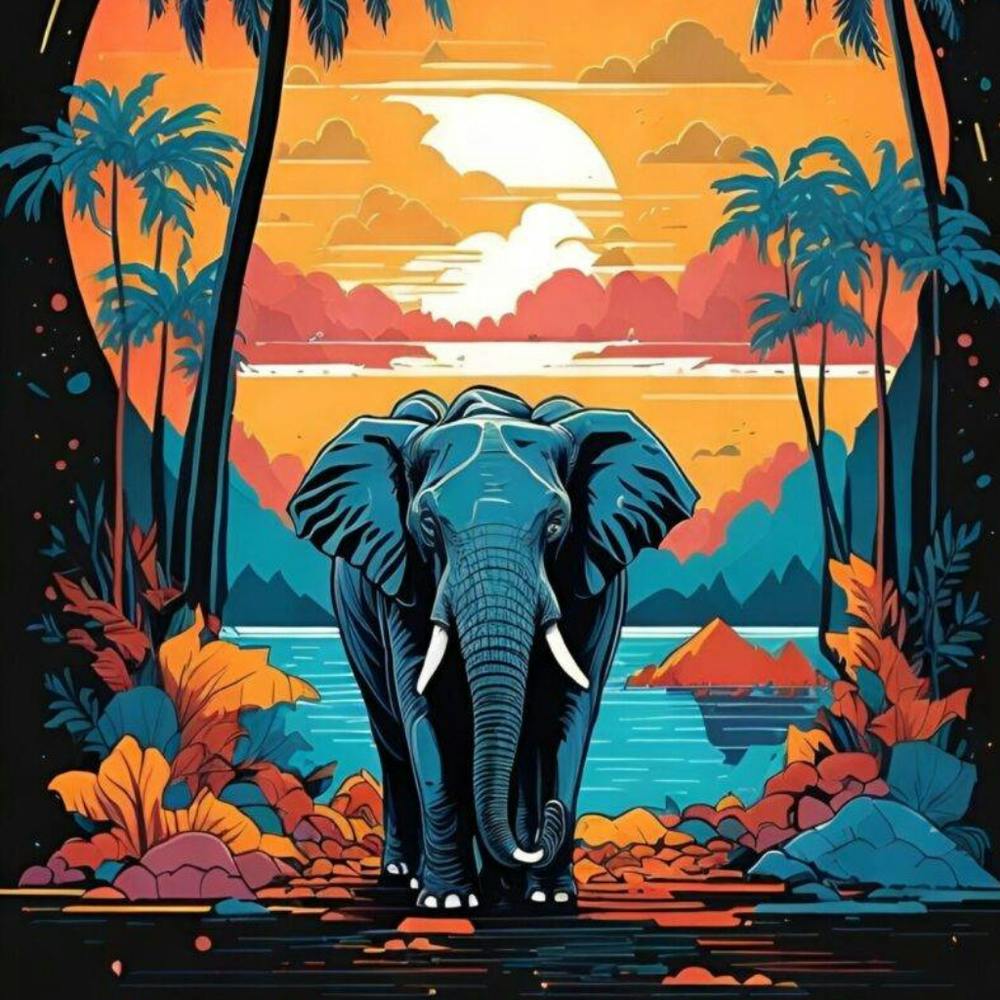 Elephant In The Jungle