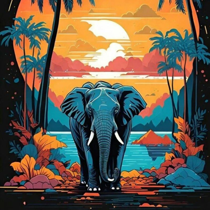Elephant In The Jungle