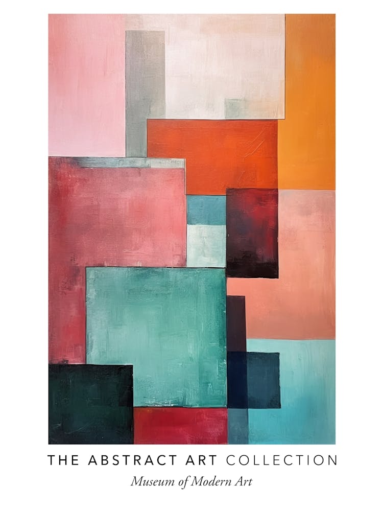 Colourful Abstract 4 Exhibition Poster