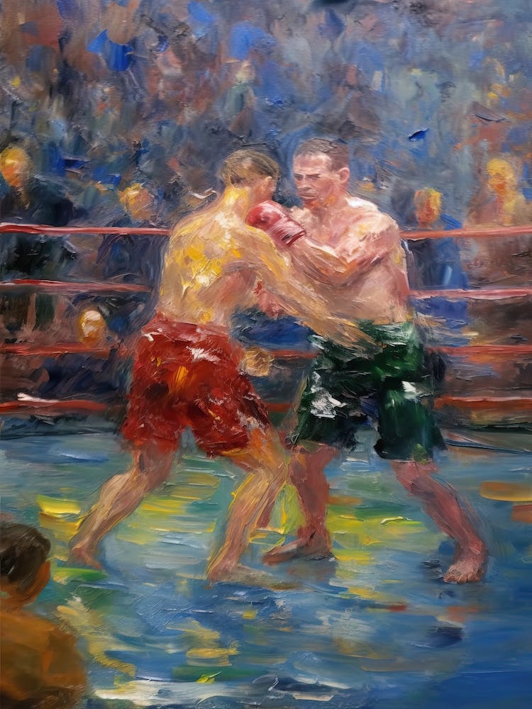 Boxen im Stil von Monet 2