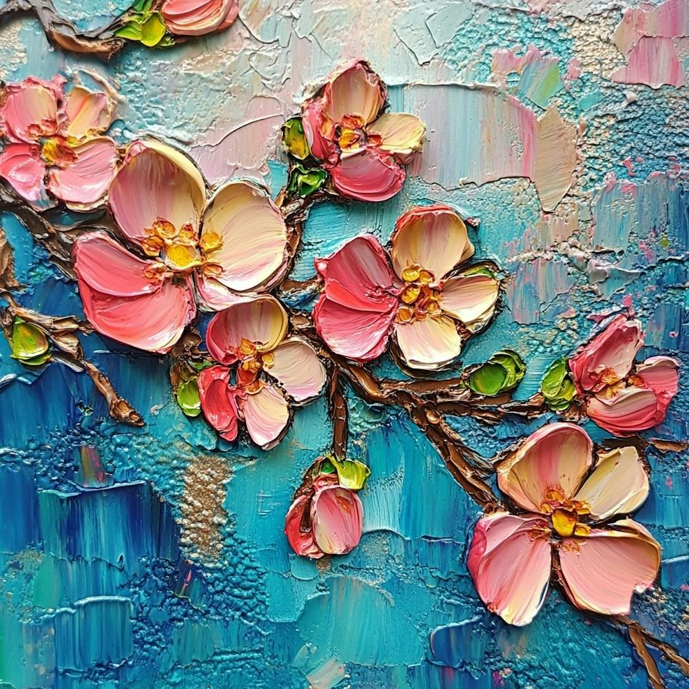 Springtime Art Flowers 1