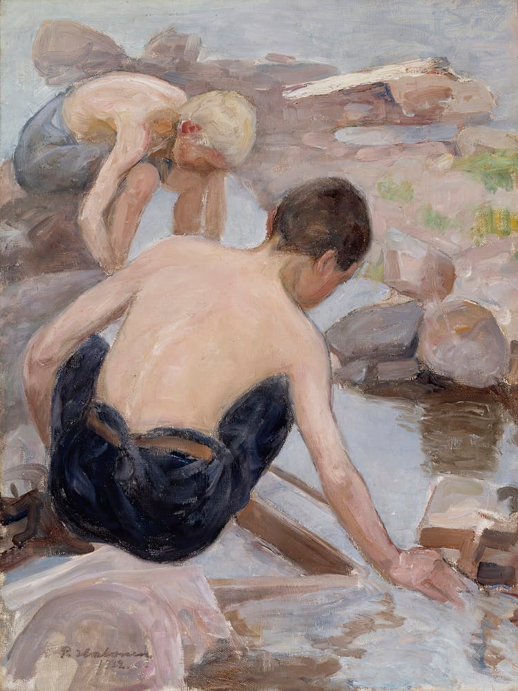 Two Boys On The Shore (1922), Pekka Halonen