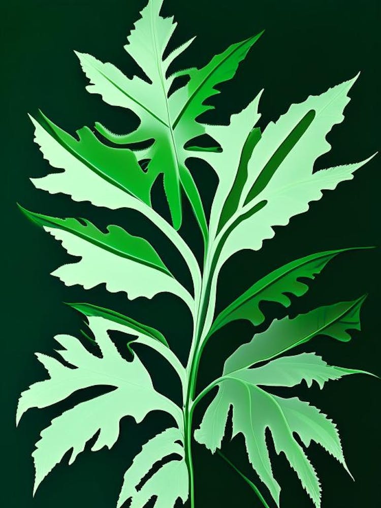Sweet Cicely Leaf Vibrant Inspired