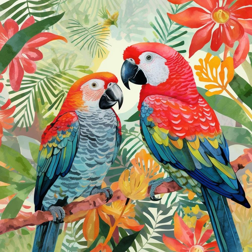 Bird In Nature Parrot 1