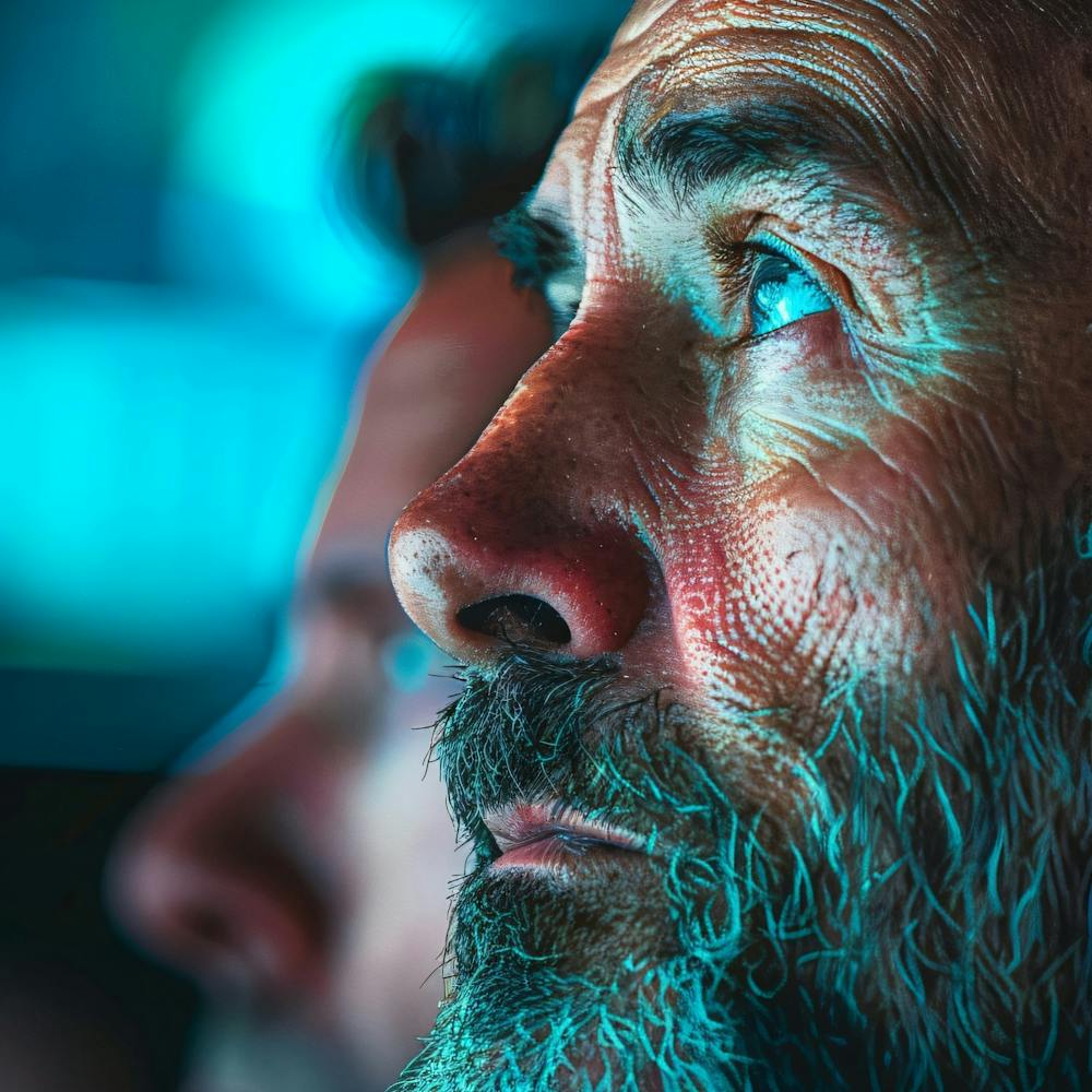 Portrait Of A Man With A Beard