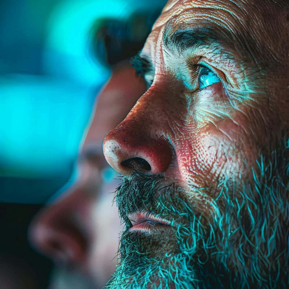 Portrait Of A Man With A Beard