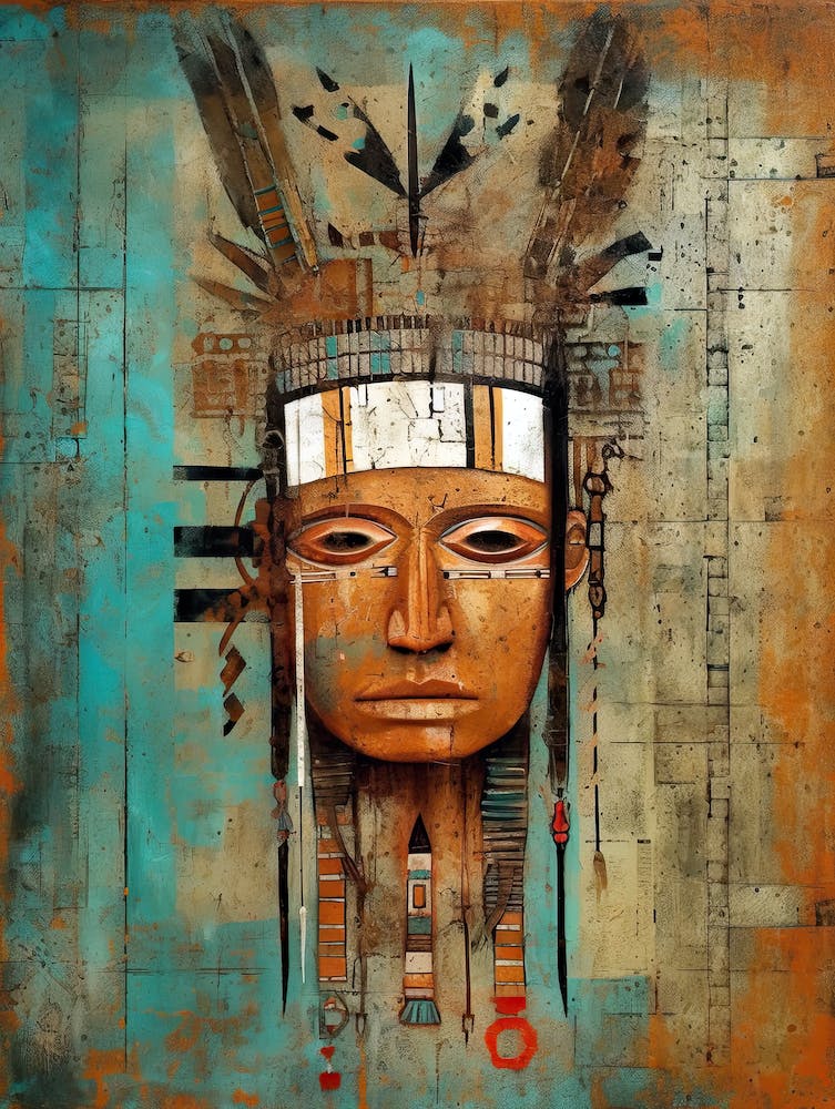Native american mask 2
