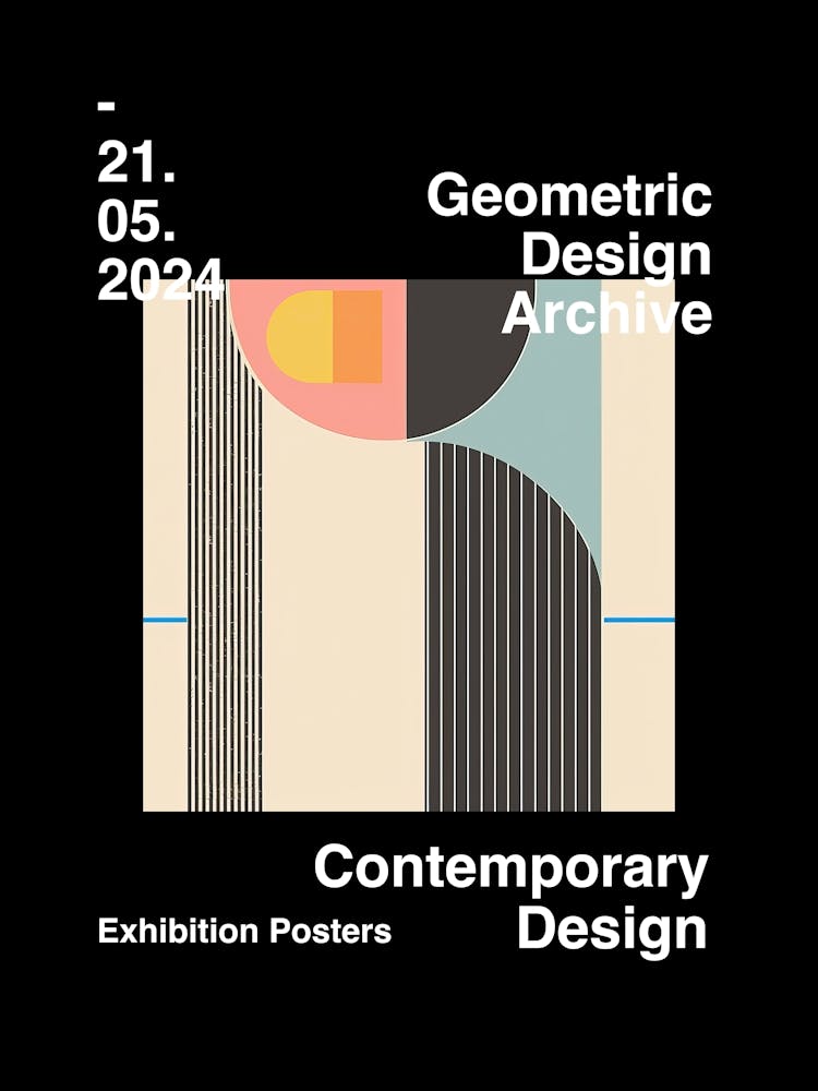 Geometric Design Archive Poster 16