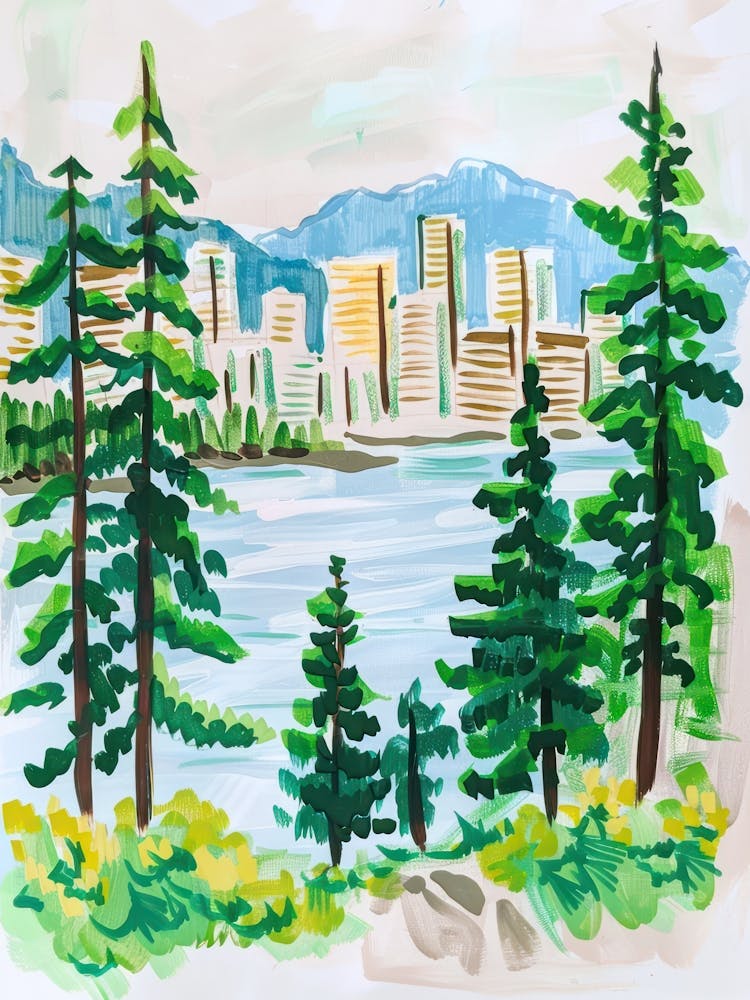 Travel Poster Happy Places Vancouver 3