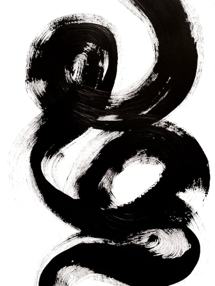 Vinyl Black Abstract