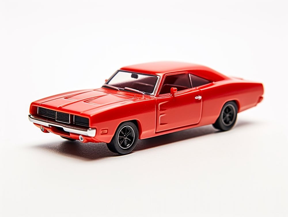 Toy Car 69 Dodge Charger Red