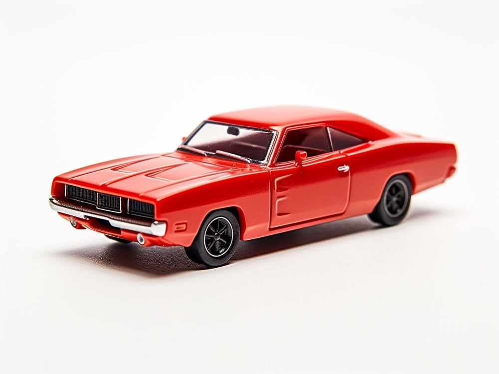 Toy Car 69 Dodge Charger Red