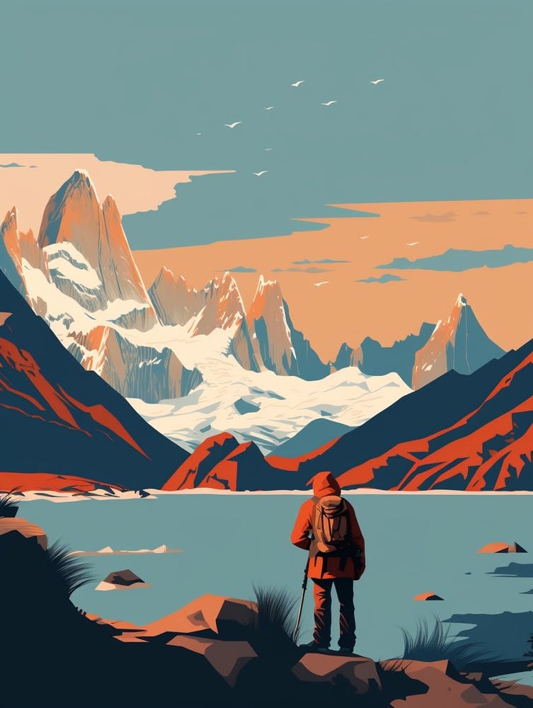 Patagonia 2 Travel Illustration
