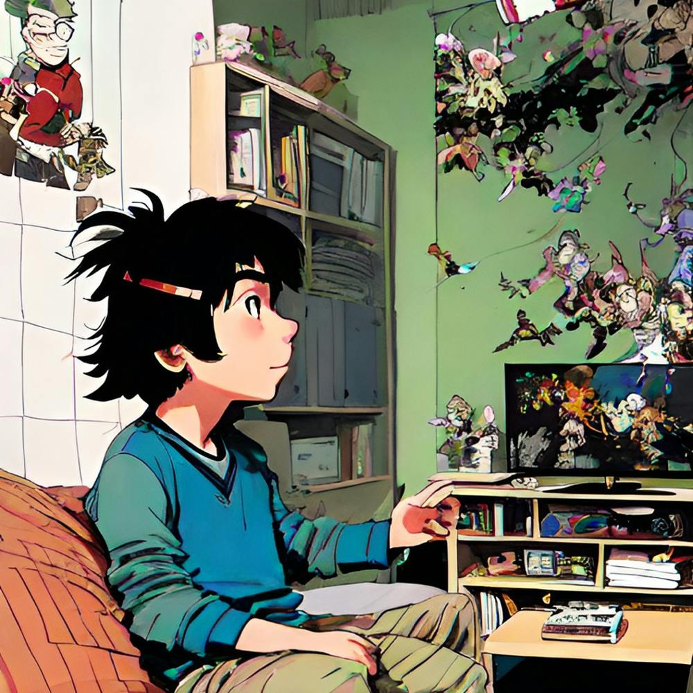 Boy Playing Video Games