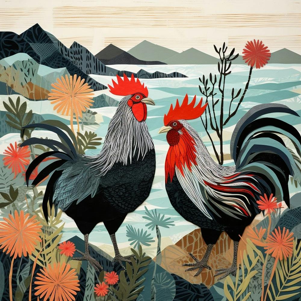 Bird In Nature Rooster 8