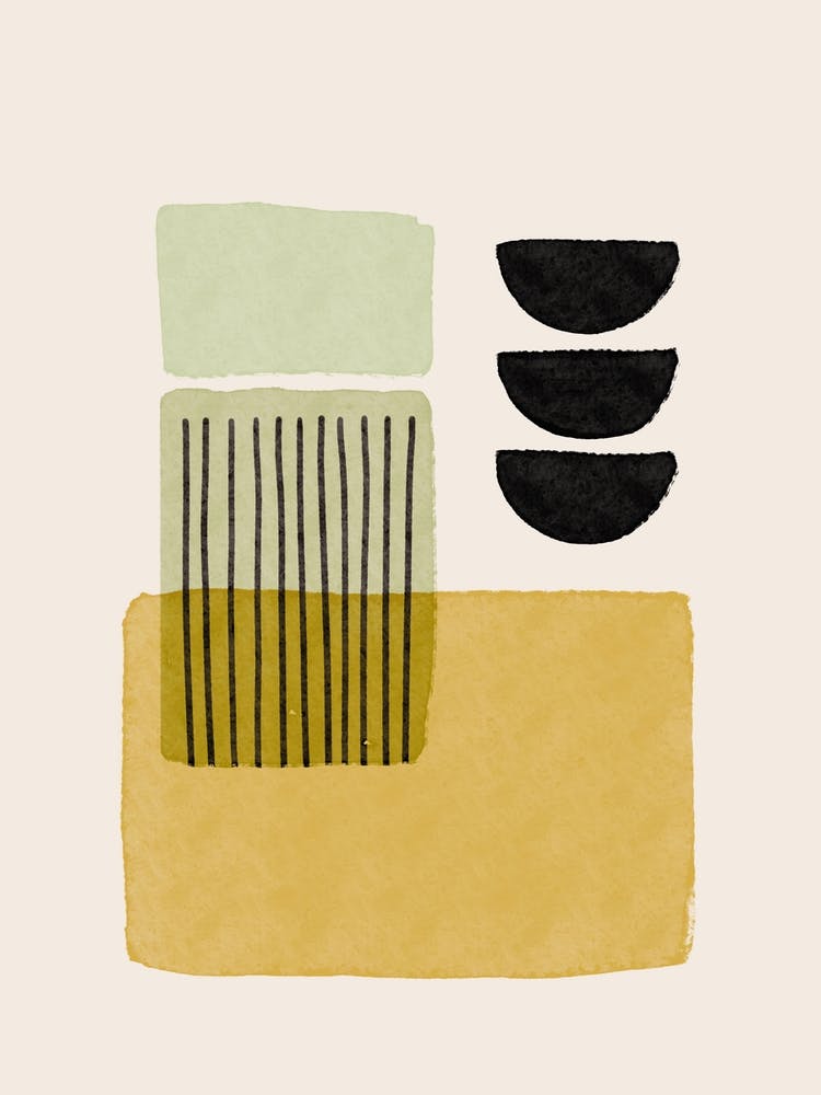 Mid Century Mustard Yellow