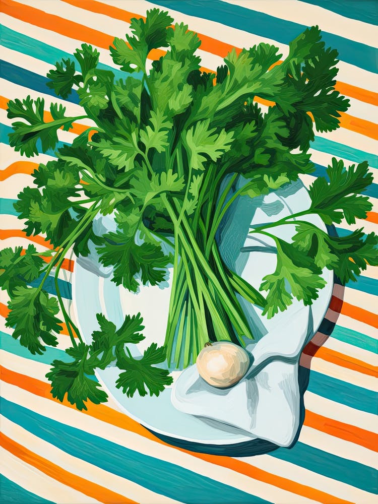 Cilantro Summer Illustration 11
