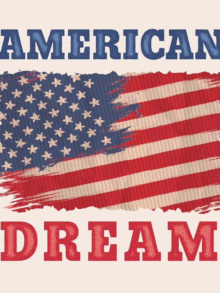 American Dream vintage poster