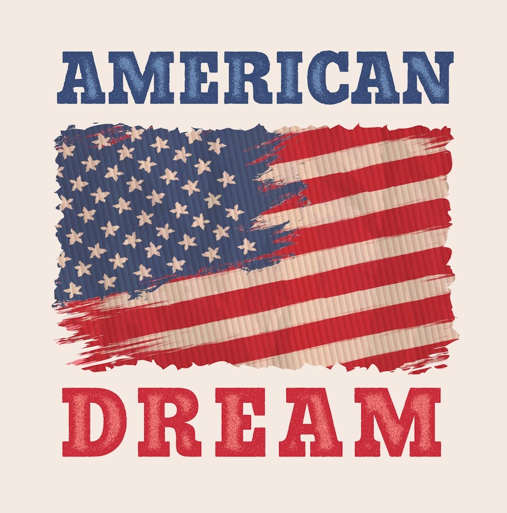 American Dream vintage poster