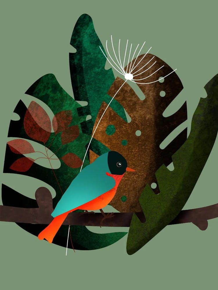 Bird On A Branch