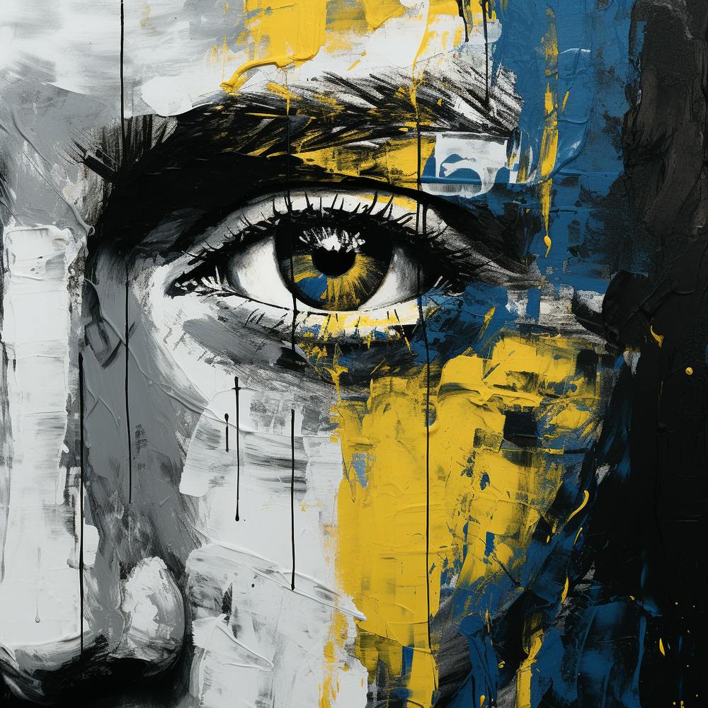 Right Face Abstact Art