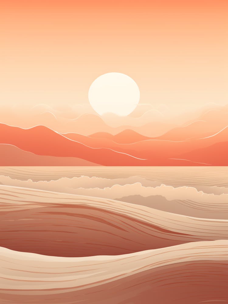 Bateau Bay Beach Australia At Sunset Golden Tones 3