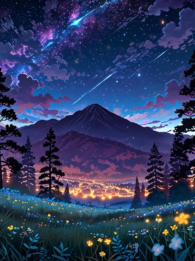 Night Sky Anime aesthetic 10
