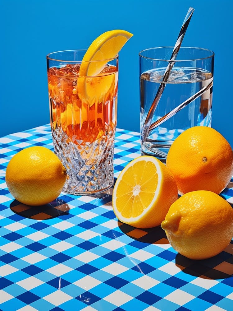 Lemons Photographic Retro Still Life 2