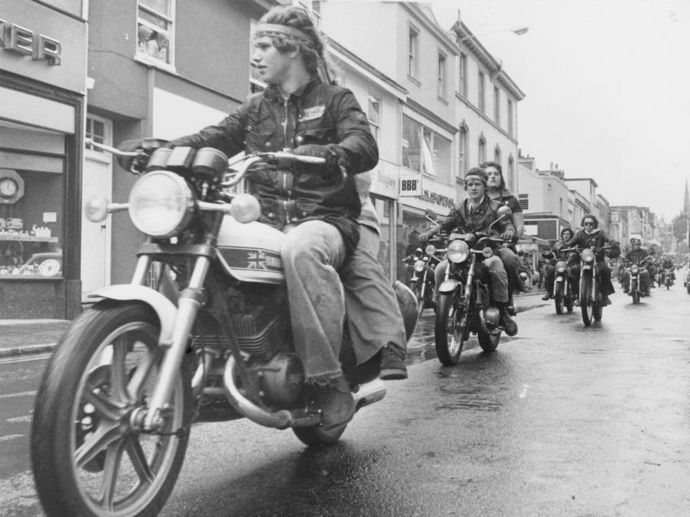 Motorcycle Action Group Protesting, 1973