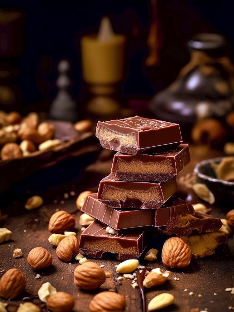Chocolate And Nuts sweet food