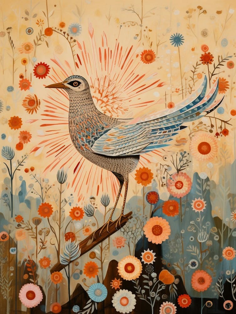 Kiwi 3 Detailed Bird Painting