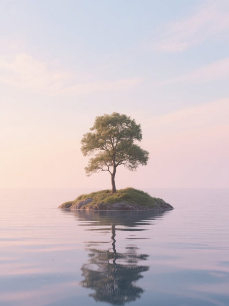 Lone Tree On Island 2