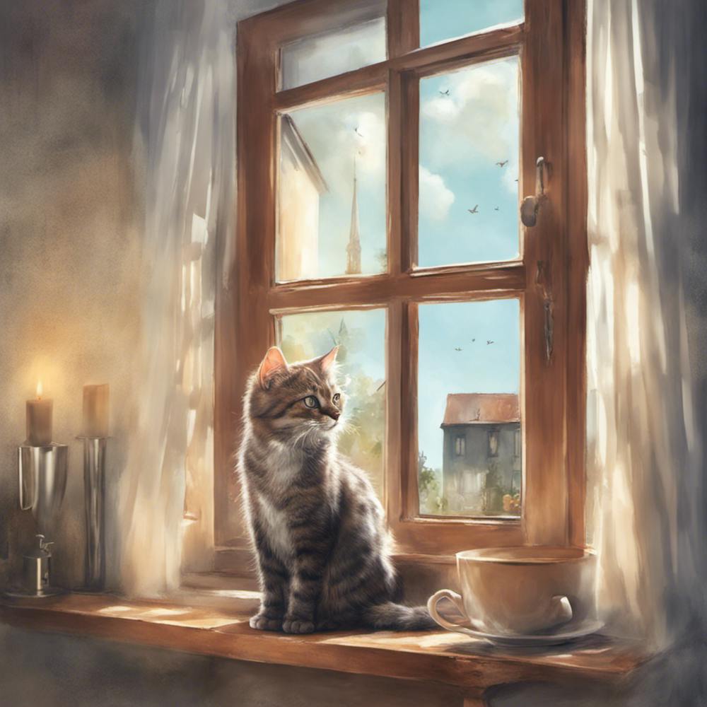 Cat At The Window