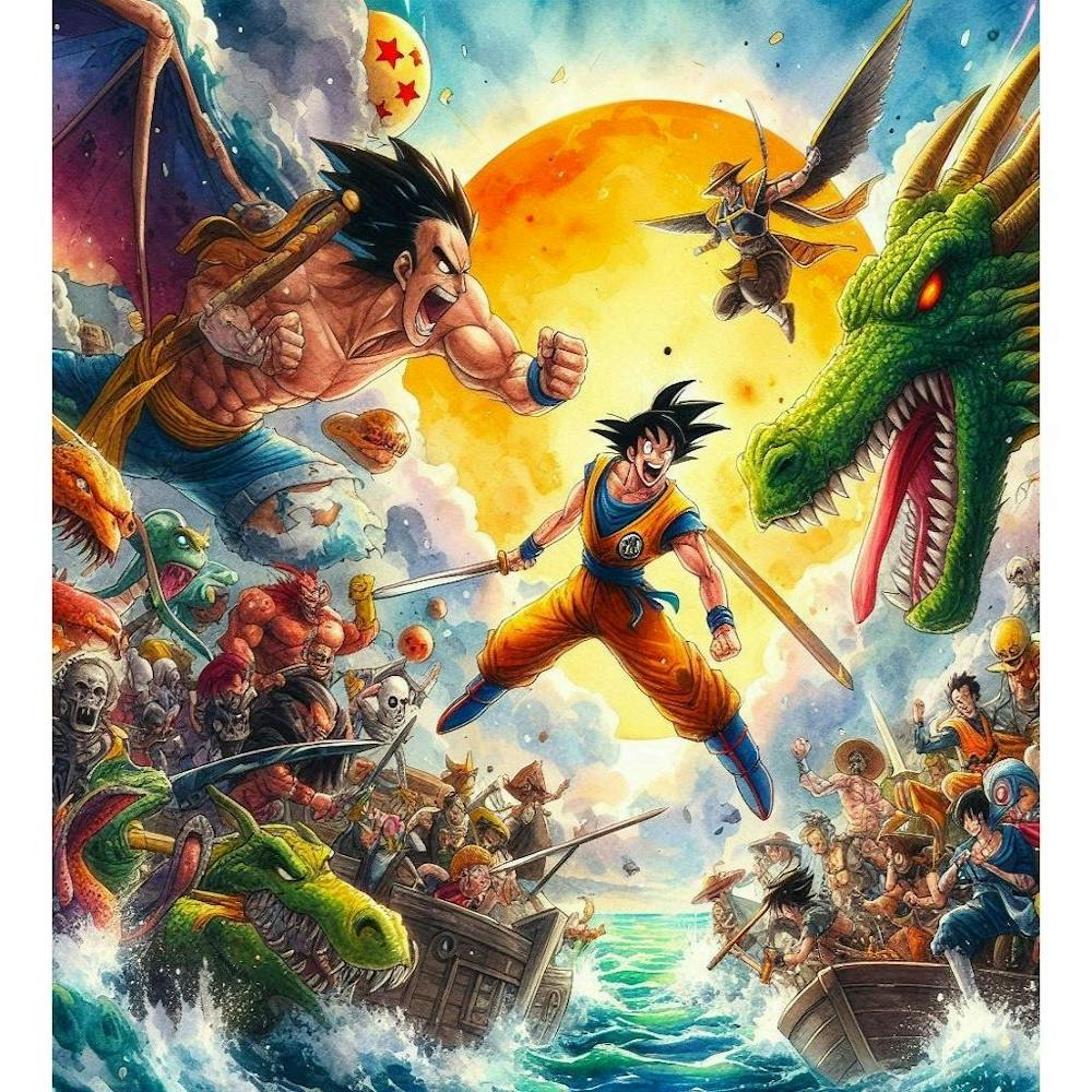 Dragon Ball Z vs One Piece 8