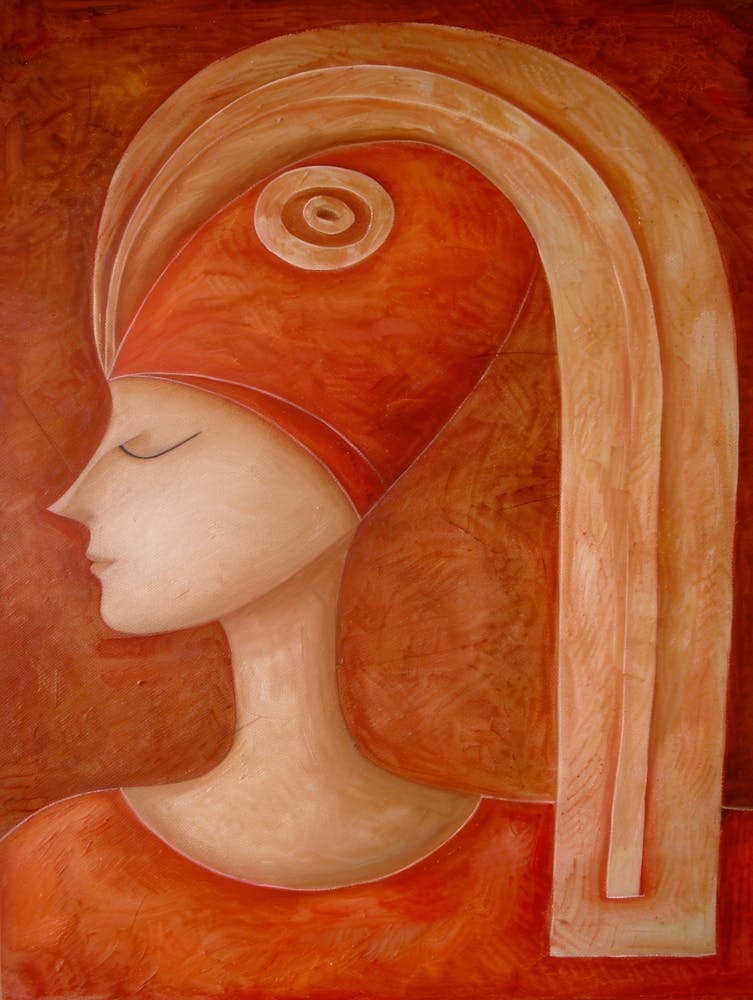 Woman In A Hat 69
